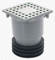 Airfit PP siphon de sol 120 x 120 mm - sortie verticale 110 mm - hauteur réglable