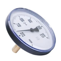 THERMOMETRE EURO INDEX 100MM X 1/2 MM 0/60g axiale avec plonge 45mm