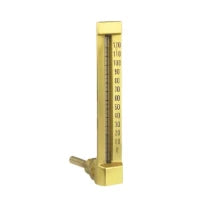 THERMOMETRE MACHINE EURO INDEX 150MM - 1/2 0/+120g sonde 100m - modele equerre