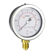 MANOMETRE EURO INDEX 63MM X 1/4 0/60 bar radiale - avec glycerine
