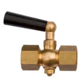 ROBINET CONTROLE EURO INDEX 1/4 FF laiton nd10 - pour manometre
