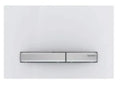 Geberit Sigma 50 plaque de commande - blanc alpine - avec 2 touches - synthétique