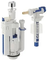 Geberit Unifill méchanisme de remplacement 1 touche avec robinet flotteur pour réservoir céramique bouton/rinçage