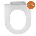 Pressalit D Solid Pro siège des toilettes sans couvercle - blanc antibacterieel - softclose