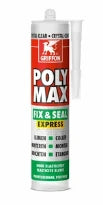 Griffon Poly Max Crystal MS-polymère kit 310 ml - transparent