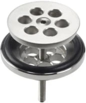 Clou Mini Wash Me 5/4 CM crépine inox brossé et bouchon en silicone