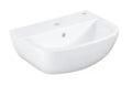 Grohe Bau lave-mains 453 x 354 mm - blanc - céramique - avec trou de robinet - avec trop-plein