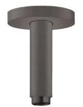 Hansgrohe bras de douche 1/2 Plafond S 100 MM - noir brossé