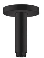 Hansgrohe bras de douche 1/2 Plafond S 100 MM - noir mat