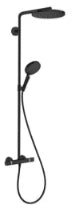 Hansgrohe Raindance Select S colonne de douche 240 MM noir mat powderrain