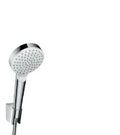 Hansgrohe Crometta 1jet set douchette -  blanc/chromé - avec flexible 1/2 x 1250 mm