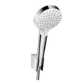 Hansgrohe Crometta Vario ecoSmart set douchette - blanc/chromé - avec flexible 1/2 x 1250 mm