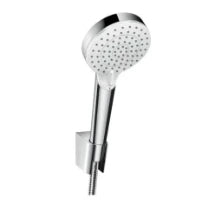 Hansgrohe Crometta Vario ecoSmart set douchette - blanc/chromé - avec flexible 1/2 x 1250 mm
