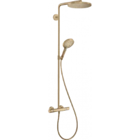 Hansgrohe Raindance Select S 240 1jet Showerpipe robinet thermostatique doucheset Powderrain - bronze brossé