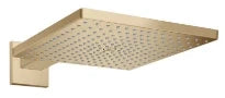 Hansgrohe Raindance E douche de tête mural 300 MM - 300 MM o bronze brossé 1 jet avec bras de douche