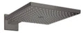 Hansgrohe Raindance E douche de tête mural 300 MM - 300 MM o noir chromé brossé 1 jet avec bras de douche