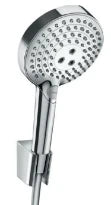 Hansgrohe Raindance air douchette à main Powderrain chromé Porter set - flexible 125cm