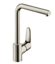 Hansgrohe Focus mitigeur cuisine optique inox