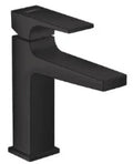Hansgrohe Metropole mitigeur lavabo comfort Z110 noir mat sailli 135 mm, PushOpen vidage