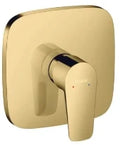 SET DE FINITION DOUCHE HANSGROHE TALIS E polished gold optic mural encastre mitigeur douche