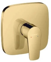 SET DE FINITION DOUCHE HANSGROHE TALIS E polished gold optic mural encastre mitigeur douche