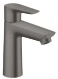 Hansgrohe Talis E mitigeur lavabo Comfortz110 noir brossé avec vidage avec tirette