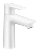Hansgrohe Talis E mitigeur lavabo ComfortZ110 blanc avec vidage avec tirette