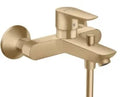 Hansgrohe Talis E mitigeur bain apparent bronze brossé bec pour bain avec quickclean mousseur et inverseur
