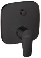Hansgrohe Talis E bain/douche set de finition pour mural encastré noir mat mitigeur