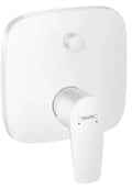 SET DE FINITION BAIN/DOUCHE HANSGROHE TALIS E mat blanc mural encastré monocommande