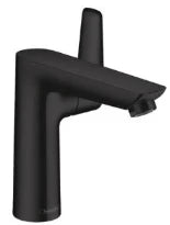 MELANGEUR DE LAVABO MONO-COMMANDE HANSGROHE TALIS E mat noir comfortzone 150 avec vidage
