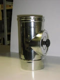 Roccheggiani SPG 316L inox simple paroi pièce d'inspection MF 130 x 130 mm (joint Viton)
