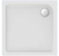 Procasa Lugano receveur de douche acrylique 1000 x 1000 x 40 mm - blanc - écoulement 90 mm