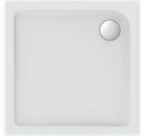 Procasa Lugano receveur de douche acrylique 1000 x 1000 x 40 mm - blanc - écoulement 90 mm