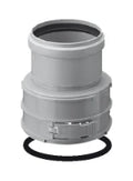 Burgerhout Flexline raccord (flex-manchon) 100 mm (en haut)