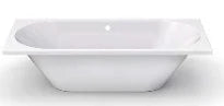 Procasa Helios 2.0 baignoire intégrée composite 1800 x 800 mm - blanc mat - sans pieds