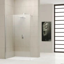 CLOISON FIXE NOVELLINI GIADA 90 - 195 ! chromé band satin