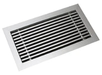 Sanutal Mecano grille avec cadre de montage 100 x 300 mm