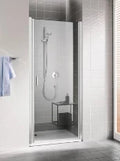 Kermi Cada XS 1WR porte pivotante 850 x 2000 mm - réglage 810-860 mm - verre de sécurité ESG clair clean - ouverture intérieure/extérieure charnière droite - profilé: argent poli