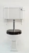 Aqua Prestige Edwardian toilette sorti H - blanc - pour réservoir suspendue