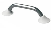 POIGNEE LINIDO ERGOGRIP 60 - CM rvs/blanc inox 304 pour fixation murale poli