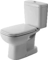Duravit D-Code cuvette à poser sortie C - blanc - B355xD650 mm - évacuation 140 mm