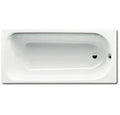 Procasa Vico baignoire intégrée acier émaillé 1700 x 750 mm - blanc - zijafvoer - sans pieds