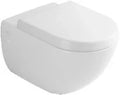 Villeroy & Boch Subway siège des toilettes - blanc - quick release - charnière inox