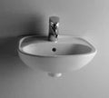 Procasa Normus lave-mains 450 x 360 mm - blanc - avec trou de robinet - avec trop-plein