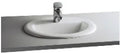 Procasa Normus lavabo encastré 520 x 445 mm - blanc antibacterien
