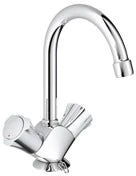Grohe Costa L mélangeur lavabo - chromé - avec bec orientable - avec porte-chainette