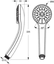 Ideal Standard IdealRain douchette chromé