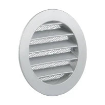 GRILLE ENCASTRER RENSON 434R 100 ral 9006 aluminium blanc