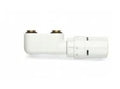 Vasco set de vanne équerre 1/2 - RAL 9016 blanc signalisation - avec tête thermostatique